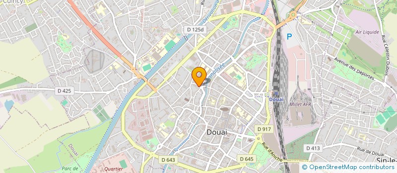 localisation de l'entreprise ASSURANCES RITEL-MASSON à DOUAI