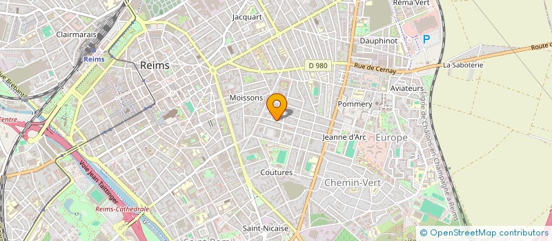 localisation de l'entreprise ASSURANCES ROCHE-MARTIN  REIMS