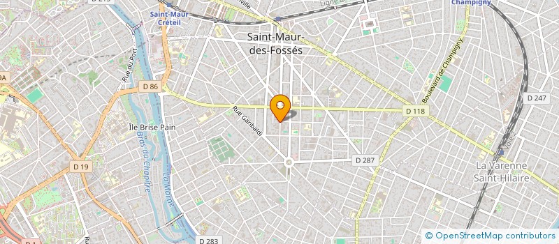 localisation de l'entreprise ASSURANCES SIDNEY à SAINT-MAUR-DES-FOSSES