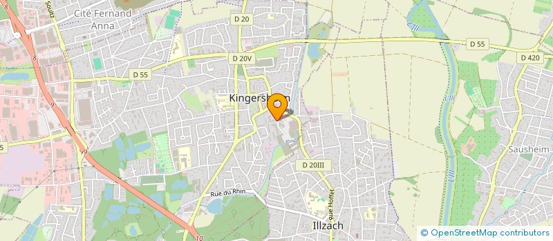 localisation de l'entreprise ASSURANCES SIZAROLS ET ICHTERS  KINGERSHEIM