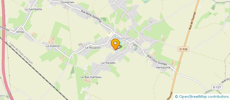 localisation de l'entreprise ASSURANCES SPECIALISEES EN PROTECTION DES INDEPENDANTS ET DES SOCIETES - ASPIS  NOMAIN