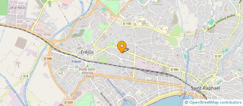 localisation de l'entreprise ASSURANCES VAR COTE AZUR à FREJUS