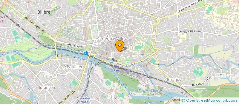 localisation de l'entreprise ASSURANCES VIEILLESSE ARTISANS PYRENEES à PAU