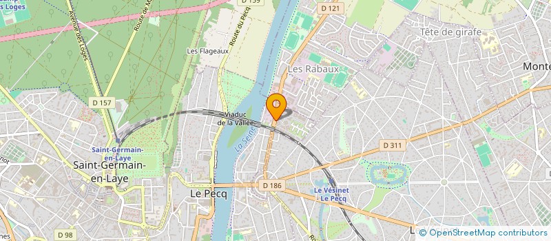 localisation de l'entreprise ASSURANCES VIEILLESSE DES ARTISANS à LE PECQ
