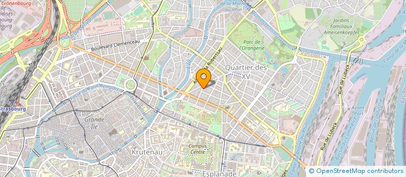 localisation de l'entreprise ASSURANCES WILLER ET GEISTEL à STRASBOURG