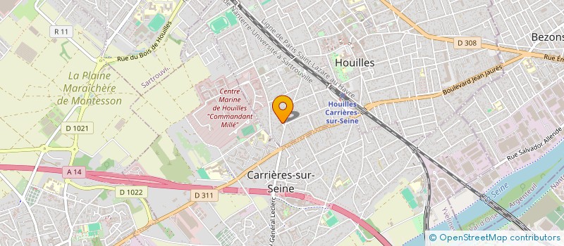 localisation de l'entreprise ASSURDIL INVEST  HOUILLES