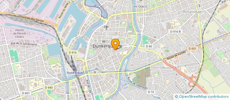 localisation de l'entreprise ASSURE BIENS à DUNKERQUE