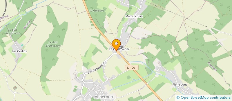 localisation de l'entreprise ASSURE CARROSSERIE  ABBECOURT