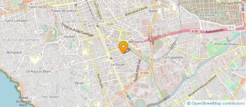 localisation de l'entreprise ASSURE DIRECT à MARSEILLE