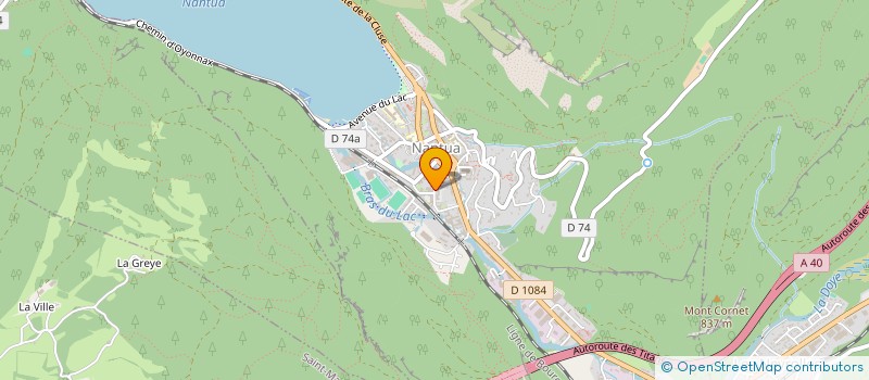 localisation de l'entreprise ASSURE ETANCHEITE à NANTUA