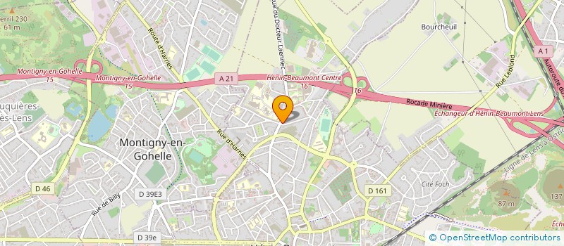 localisation de l'entreprise ASSURE PLUS à HENIN-BEAUMONT