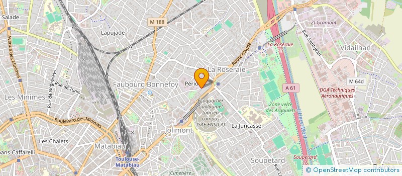 localisation de l'entreprise ASSURE & VIE à TOULOUSE