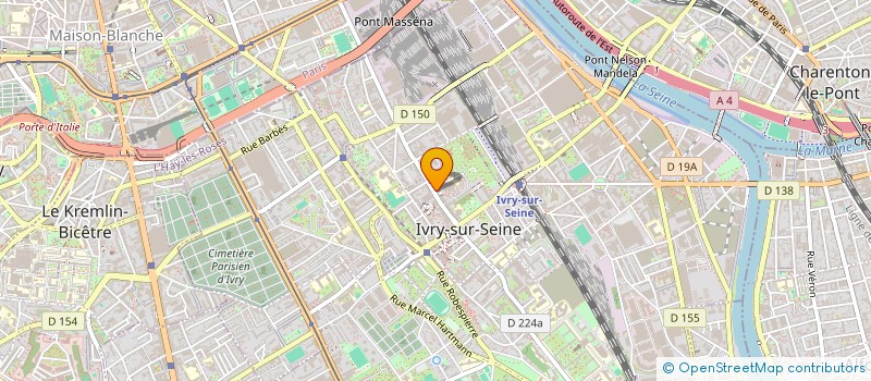 localisation de l'entreprise ASSURECO  IVRY-SUR-SEINE