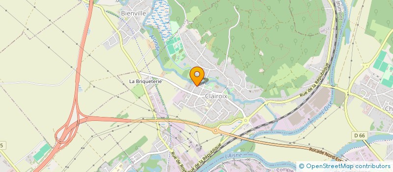 localisation de l'entreprise ASSUREMENT COURTAGE  CLAIROIX