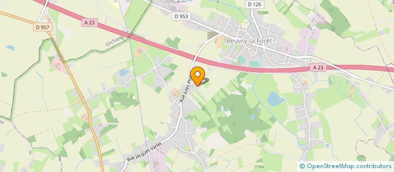 localisation de l'entreprise ASSUREMENT POUR BEUVRY LA FORET EN PEVELE  BEUVRY-LA-FORET