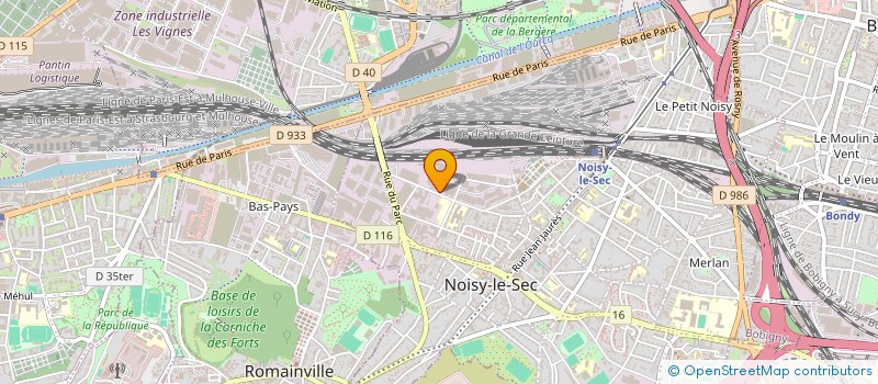 localisation de l'entreprise ASSUREO  MONTREUIL