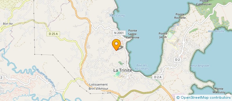 localisation de l'entreprise ASSURER VOTRE SECURITE à LA TRINITE