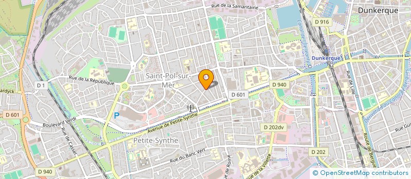 localisation de l'entreprise ASSUREUR DU NORD à DUNKERQUE