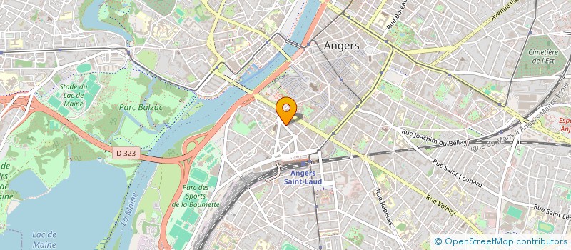 localisation de l'entreprise ASSUREURS ASSOCIES à ANGERS