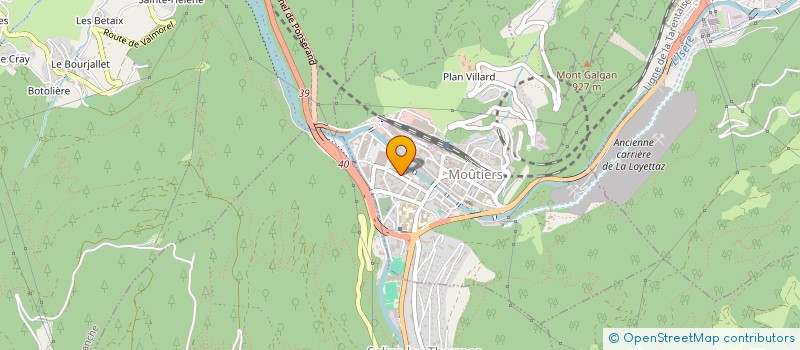 localisation de l'entreprise ASSUREURS CONSEILS DE SAVOIE HAUTE TARENTAISE  MOUTIERS