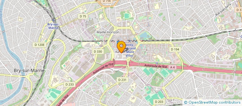 localisation de l'entreprise ASSURFOR  NOISY-LE-GRAND