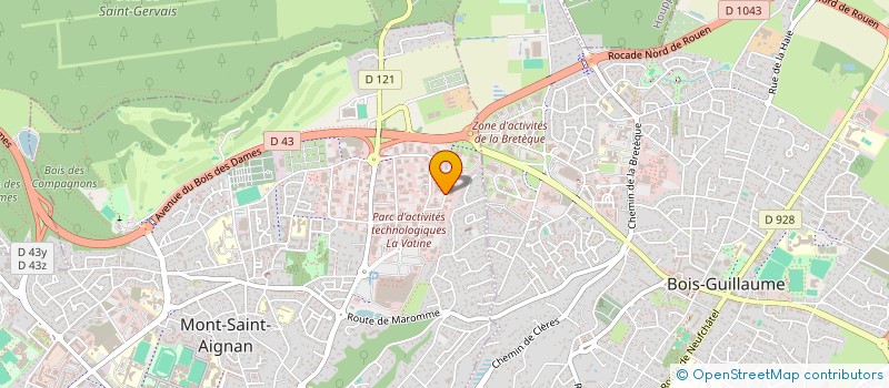 localisation de l'entreprise ASSURFROID à MONT-SAINT-AIGNAN