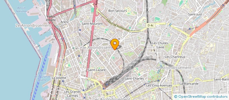 localisation de l'entreprise ASSURFUTUR  MARSEILLE