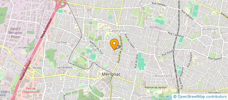 localisation de l'entreprise ASSURFY  MERIGNAC