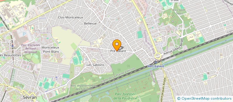 localisation de l'entreprise ASSURINFO à VILLEPINTE