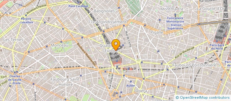 localisation de l'entreprise ASSURISQUES BREUIL DE BLEGIERS GEFFRIN à PARIS
