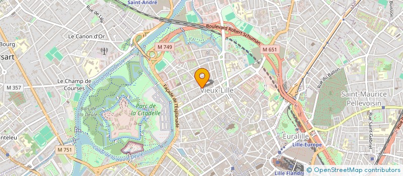 localisation de l'entreprise ASSURLIL à LILLE