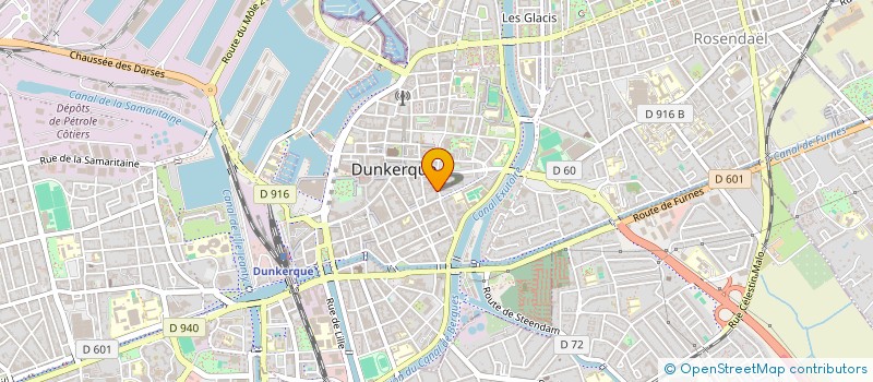 localisation de l'entreprise ASSURMAX à DUNKERQUE