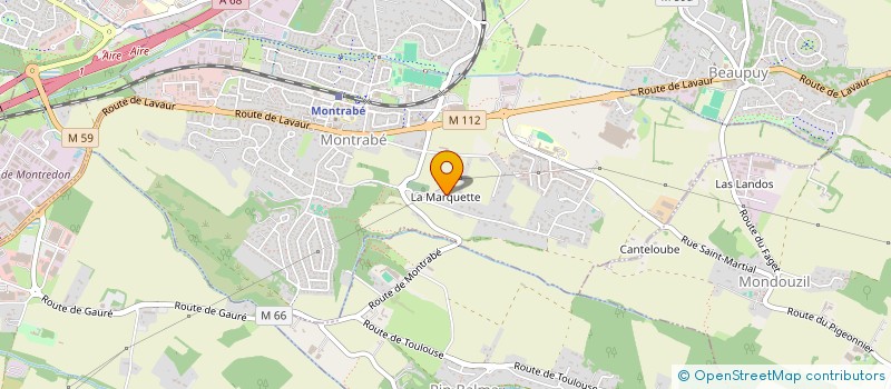 localisation de l'entreprise ASSUROMIEUX à MONTRABE