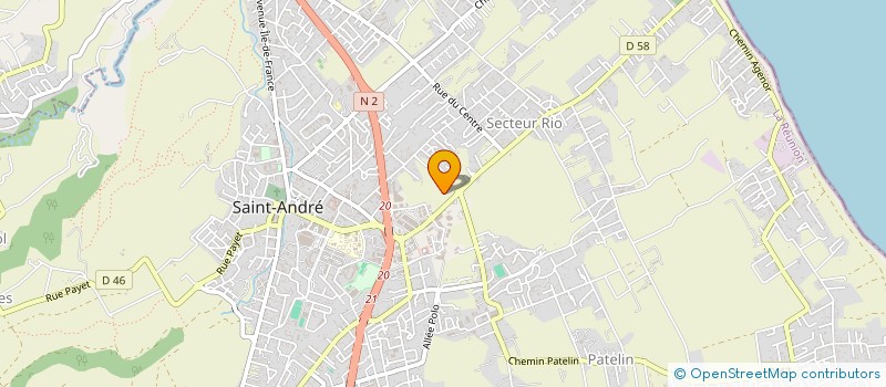 localisation de l'entreprise ASSURPOSE PARE BRISE REUNION NORD à SAINT-ANDRE