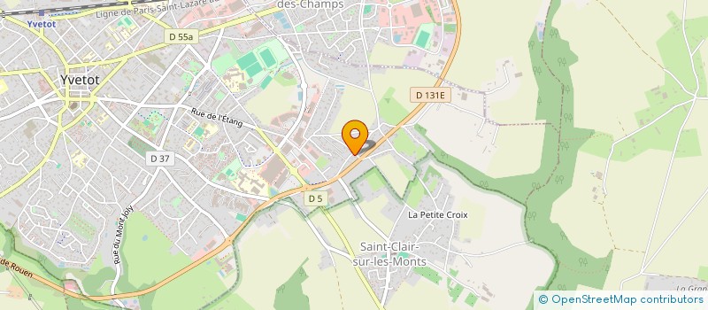 localisation de l'entreprise ASSURTEAM à YVETOT