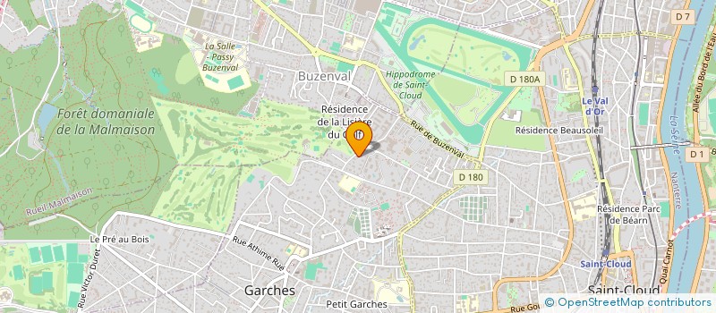 localisation de l'entreprise ASSURTEAM à GARCHES