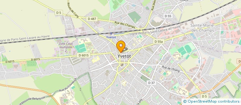 localisation de l'entreprise ASSURTEAM FINANCE à YVETOT