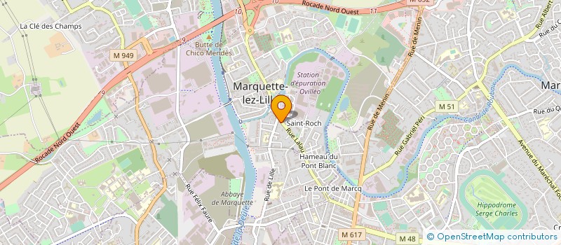 localisation de l'entreprise ASSURTOIT INVEST  MARQUETTE-LEZ-LILLE