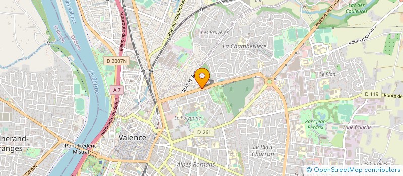 localisation de l'entreprise ASSWAK SALAM FRANCE à VALENCE