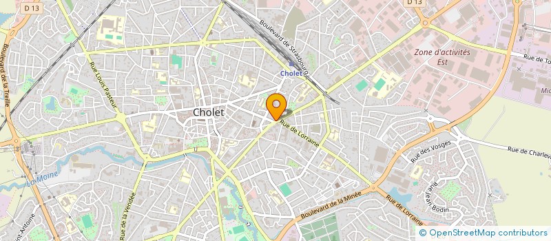 localisation de l'entreprise ASSWANE COIFFURE à CHOLET