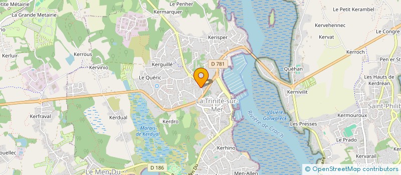 localisation de l'entreprise ASSY  LA TRINITE-SUR-MER