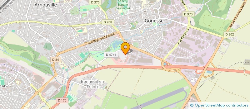 localisation de l'entreprise ASSYA à GONESSE