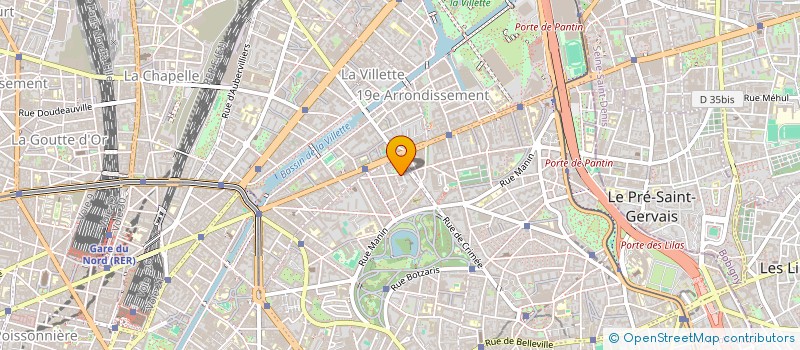 localisation de l'entreprise ASSYA BTP  PARIS