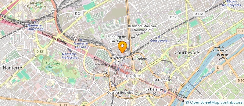 localisation de l'entreprise ASSYSTEM INVEST 1 à COURBEVOIE
