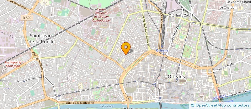 localisation de l'entreprise AST à ORLEANS