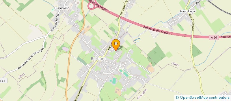 localisation de l'entreprise AST  BURBURE
