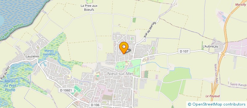 localisation de l'entreprise AST  NIEUL-SUR-MER