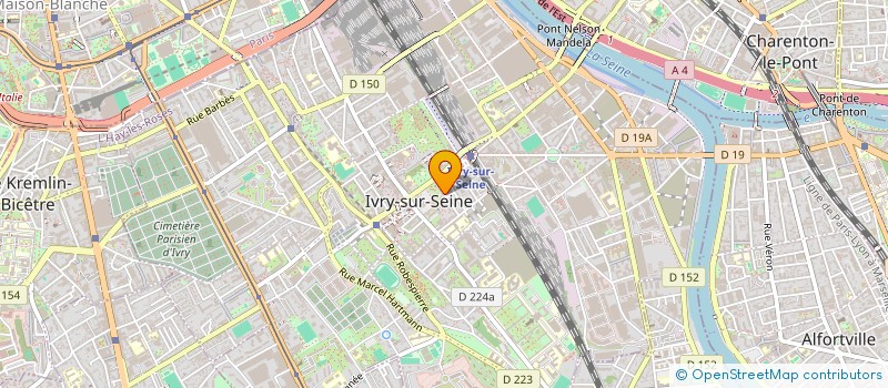 localisation de l'entreprise AST à IVRY-SUR-SEINE