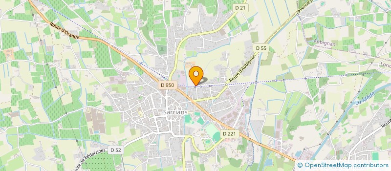 localisation de l'entreprise AST  SARRIANS