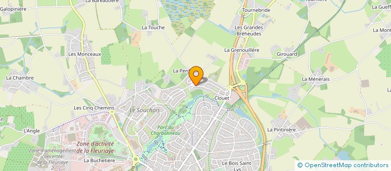 localisation de l'entreprise AST à CARQUEFOU